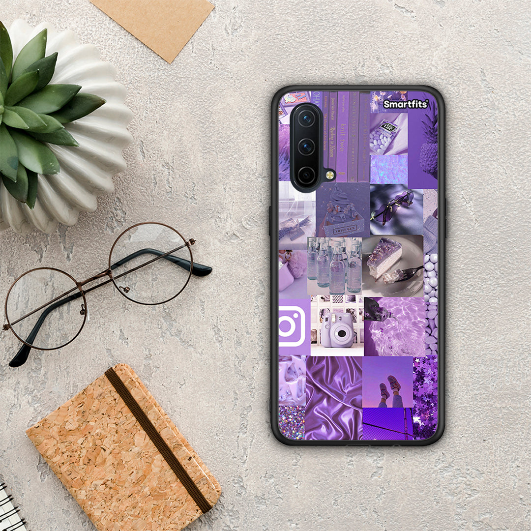 Purple Aesthetic Collage - OnePlus Nord CE 5G θήκη