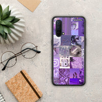 Thumbnail for Purple Aesthetic Collage - OnePlus Nord CE 5G θήκη