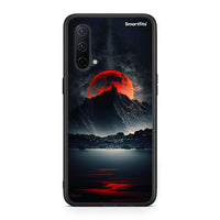 Thumbnail for OnePlus Nord CE 5G Red Full Moon θήκη από τη Smartfits με σχέδιο στο πίσω μέρος και μαύρο περίβλημα | Smartphone case with colorful back and black bezels by Smartfits