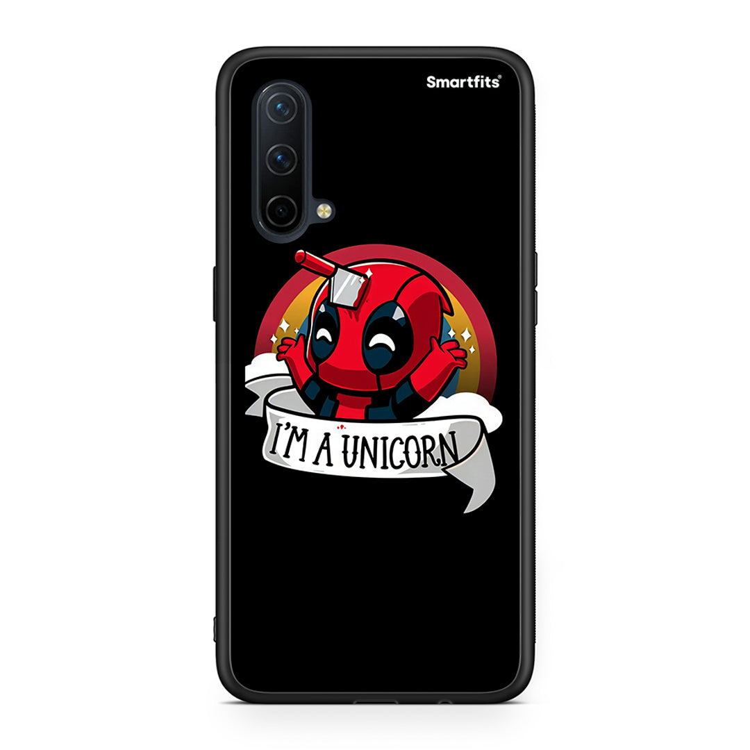 OnePlus Nord CE 5G Unicorn Deadpool θήκη από τη Smartfits με σχέδιο στο πίσω μέρος και μαύρο περίβλημα | Smartphone case with colorful back and black bezels by Smartfits