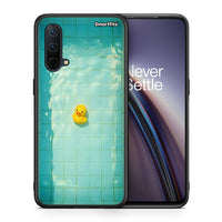 Thumbnail for Θήκη OnePlus Nord CE 5G Yellow Duck από τη Smartfits με σχέδιο στο πίσω μέρος και μαύρο περίβλημα | OnePlus Nord CE 5G Yellow Duck case with colorful back and black bezels