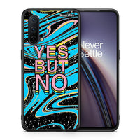 Thumbnail for Θήκη OnePlus Nord CE 5G Yes But No από τη Smartfits με σχέδιο στο πίσω μέρος και μαύρο περίβλημα | OnePlus Nord CE 5G Yes But No case with colorful back and black bezels