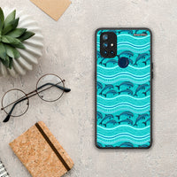 Thumbnail for Swimming Dolphins - OnePlus Nord N10 5G θήκη