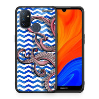 Thumbnail for Θήκη OnePlus Nord N100 Chevron Devilfish από τη Smartfits με σχέδιο στο πίσω μέρος και μαύρο περίβλημα | OnePlus Nord N100 Chevron Devilfish case with colorful back and black bezels