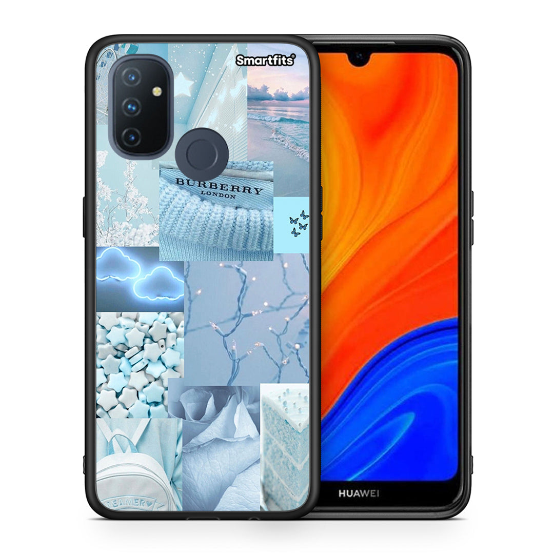 Θήκη OnePlus Nord N100 Ciel Aesthetic Collage από τη Smartfits με σχέδιο στο πίσω μέρος και μαύρο περίβλημα | OnePlus Nord N100 Ciel Aesthetic Collage case with colorful back and black bezels