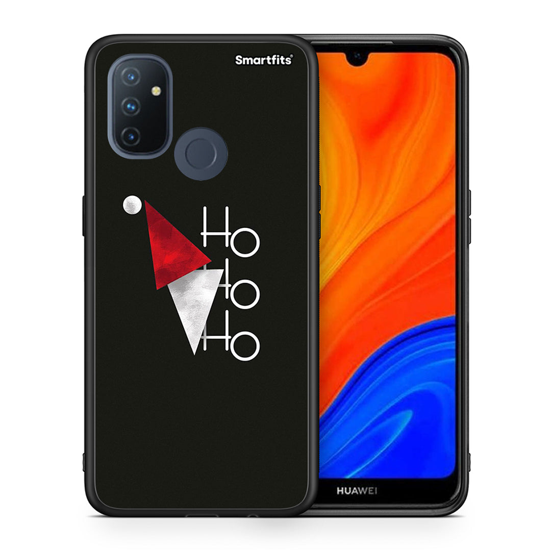 Θήκη OnePlus Nord N100 Minimal Christmas από τη Smartfits με σχέδιο στο πίσω μέρος και μαύρο περίβλημα | OnePlus Nord N100 Minimal Christmas case with colorful back and black bezels