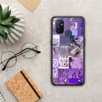 Thumbnail for Purple Aesthetic Collage - OnePlus Nord N100 θήκη