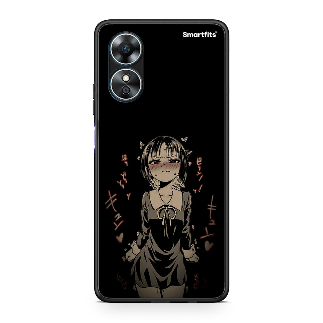 Θήκη Oppo A17 Anime Girl από τη Smartfits με σχέδιο στο πίσω μέρος και μαύρο περίβλημα | Oppo A17 Anime Girl Case with Colorful Back and Black Bezels