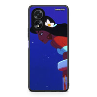 Thumbnail for Oppo A38 Alladin And Jasmine Love 2 θήκη από τη Smartfits με σχέδιο στο πίσω μέρος και μαύρο περίβλημα | Smartphone case with colorful back and black bezels by Smartfits