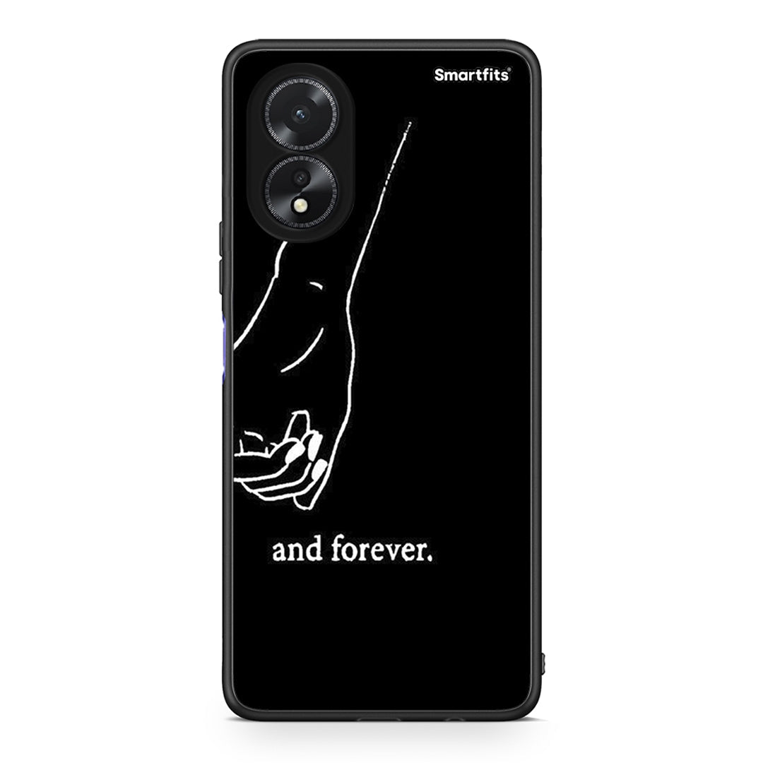 Oppo A38 Always & Forever 2 Θήκη Αγίου Βαλεντίνου από τη Smartfits με σχέδιο στο πίσω μέρος και μαύρο περίβλημα | Smartphone case with colorful back and black bezels by Smartfits