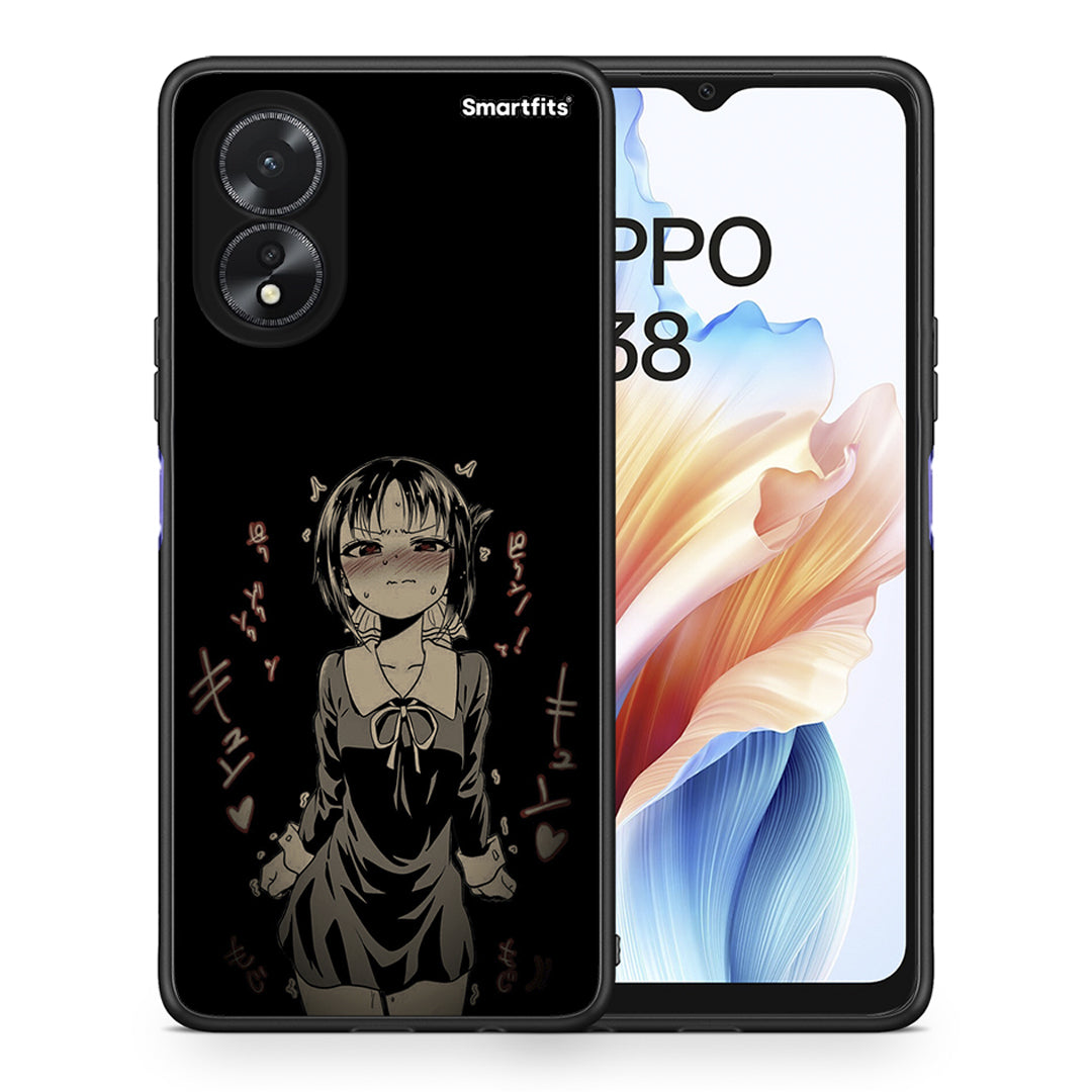 Θήκη Oppo A38 Anime Girl από τη Smartfits με σχέδιο στο πίσω μέρος και μαύρο περίβλημα | Oppo A38 Anime Girl case with colorful back and black bezels