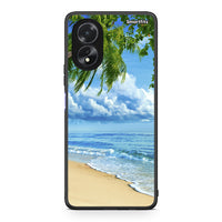 Thumbnail for Oppo A38 Beautiful Beach θήκη από τη Smartfits με σχέδιο στο πίσω μέρος και μαύρο περίβλημα | Smartphone case with colorful back and black bezels by Smartfits