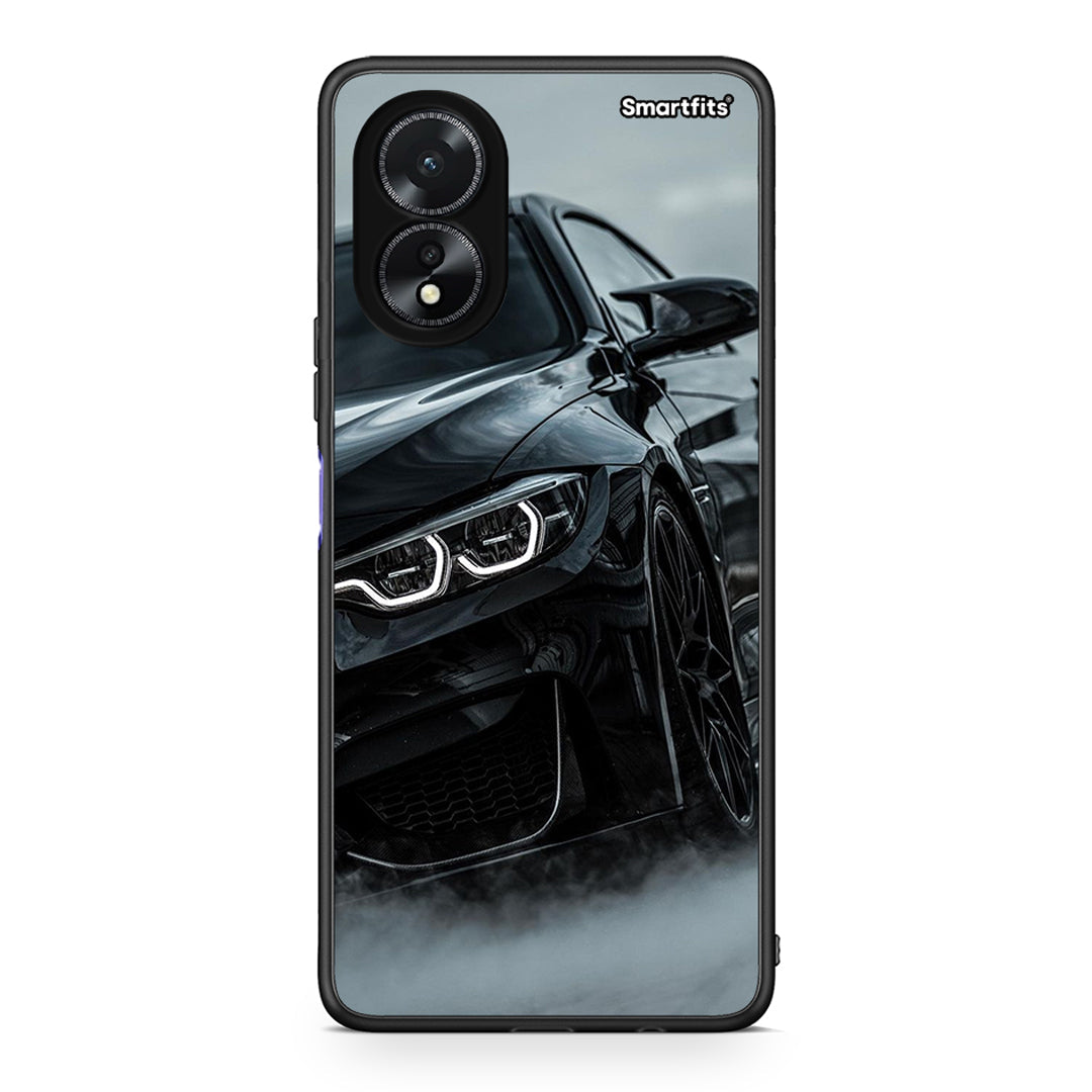 Oppo A38 Black BMW θήκη από τη Smartfits με σχέδιο στο πίσω μέρος και μαύρο περίβλημα | Smartphone case with colorful back and black bezels by Smartfits