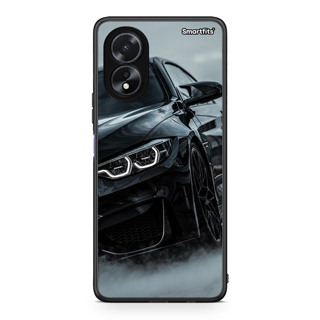 Oppo A18 Black BMW θήκη από τη Smartfits με σχέδιο στο πίσω μέρος και μαύρο περίβλημα | Smartphone case with colorful back and black bezels by Smartfits