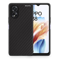 Thumbnail for Θήκη Oppo A38 Carbon Black από τη Smartfits με σχέδιο στο πίσω μέρος και μαύρο περίβλημα | Oppo A38 Carbon Black case with colorful back and black bezels