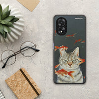 Thumbnail for Cat Goldfish - Oppo A18 θήκη