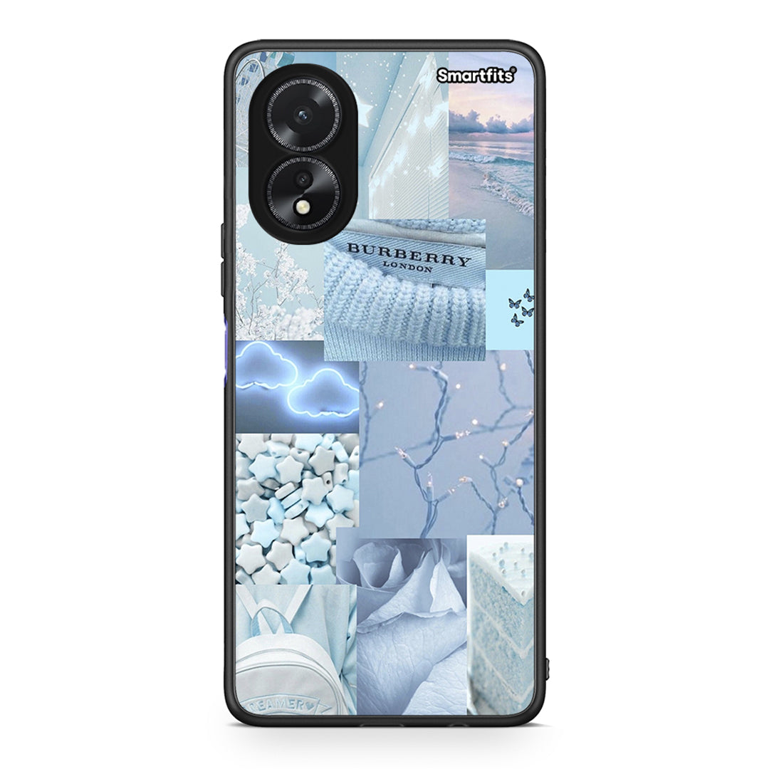 Oppo A38 Ciel Aesthetic Collage θήκη από τη Smartfits με σχέδιο στο πίσω μέρος και μαύρο περίβλημα | Smartphone case with colorful back and black bezels by Smartfits