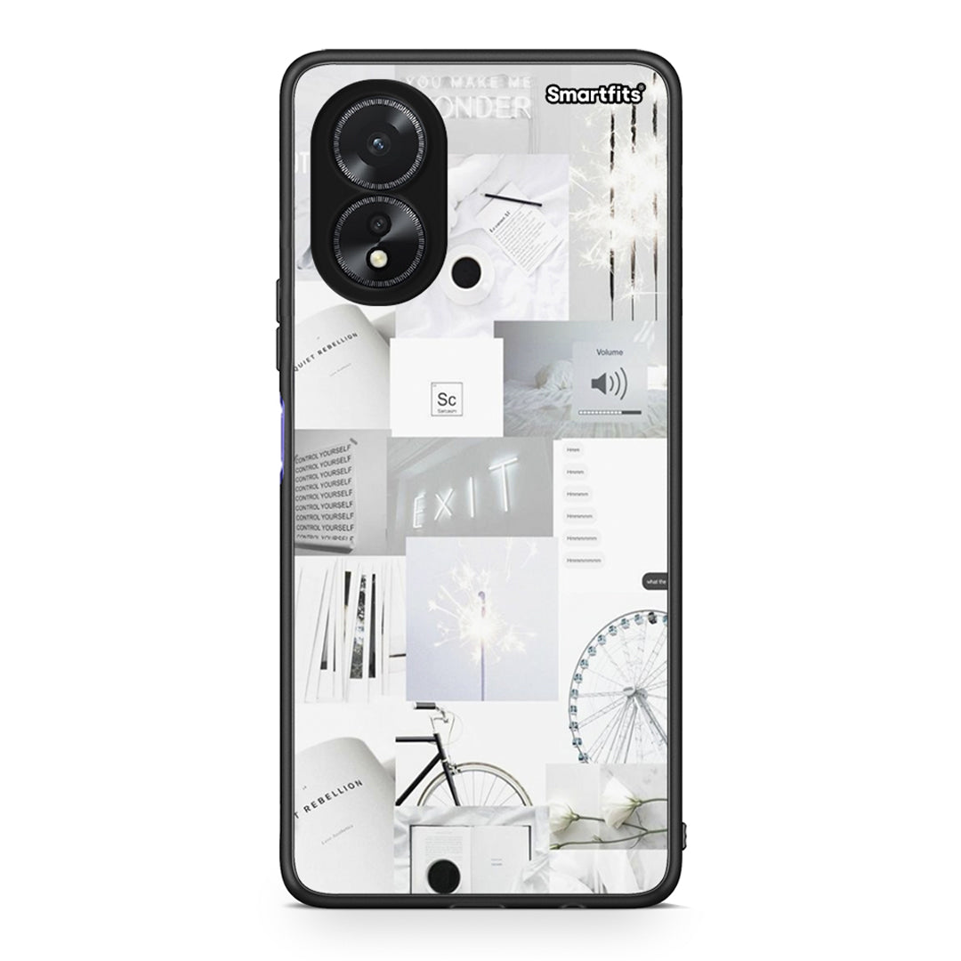 Oppo A38 Collage Make Me Wonder Θήκη Αγίου Βαλεντίνου από τη Smartfits με σχέδιο στο πίσω μέρος και μαύρο περίβλημα | Smartphone case with colorful back and black bezels by Smartfits