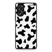 Thumbnail for Oppo A38 Cow Print θήκη από τη Smartfits με σχέδιο στο πίσω μέρος και μαύρο περίβλημα | Smartphone case with colorful back and black bezels by Smartfits