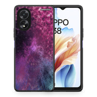 Thumbnail for Θήκη Oppo A38 Aurora Galaxy από τη Smartfits με σχέδιο στο πίσω μέρος και μαύρο περίβλημα | Oppo A38 Aurora Galaxy case with colorful back and black bezels