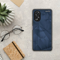 Thumbnail for Geometric Blue Abstract - Oppo A38 θήκη