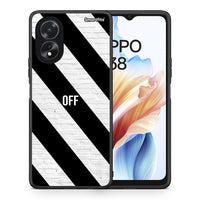 Thumbnail for Θήκη Oppo A38 Get Off από τη Smartfits με σχέδιο στο πίσω μέρος και μαύρο περίβλημα | Oppo A38 Get Off case with colorful back and black bezels