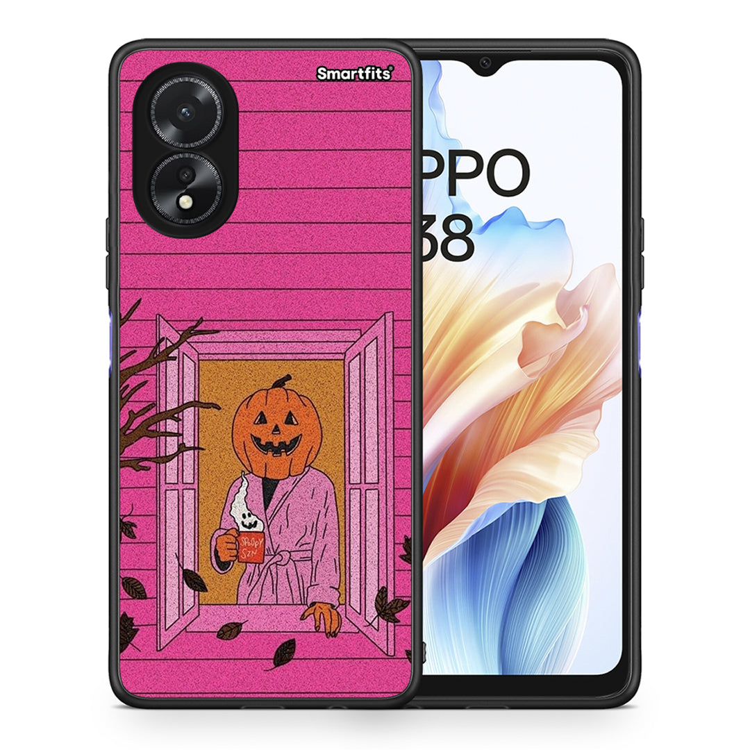 Halloween Pumpkin Lady - Oppo A18 θήκη