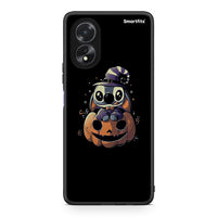 Thumbnail for Oppo A38 Halloween Stitch θήκη από τη Smartfits με σχέδιο στο πίσω μέρος και μαύρο περίβλημα | Smartphone case with colorful back and black bezels by Smartfits