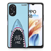 Thumbnail for Θήκη Oppo A38 Hug Me από τη Smartfits με σχέδιο στο πίσω μέρος και μαύρο περίβλημα | Oppo A38 Hug Me case with colorful back and black bezels