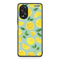 Thumbnail for Oppo A38 Lemons θήκη από τη Smartfits με σχέδιο στο πίσω μέρος και μαύρο περίβλημα | Smartphone case with colorful back and black bezels by Smartfits