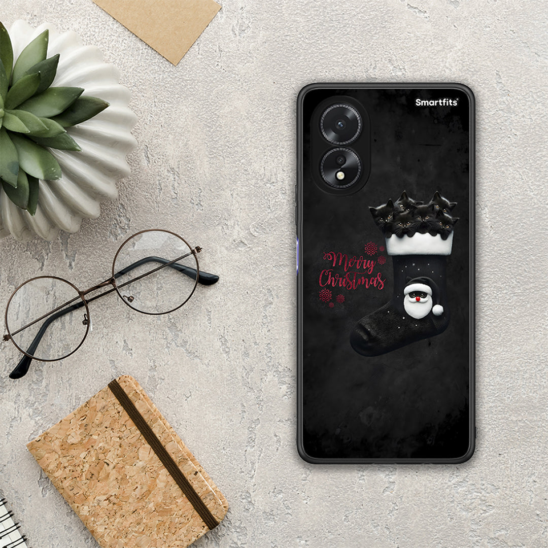 Merry Cat Christmas - Oppo A38 θήκη