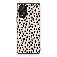 Thumbnail for Oppo A38 New Polka Dots θήκη από τη Smartfits με σχέδιο στο πίσω μέρος και μαύρο περίβλημα | Smartphone case with colorful back and black bezels by Smartfits