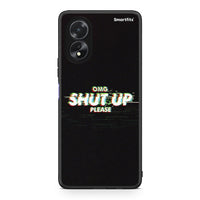 Thumbnail for Oppo A38 OMG ShutUp θήκη από τη Smartfits με σχέδιο στο πίσω μέρος και μαύρο περίβλημα | Smartphone case with colorful back and black bezels by Smartfits