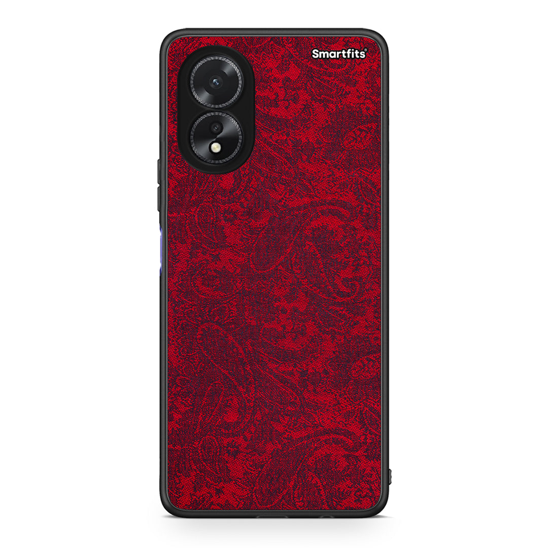 Oppo A18 Paisley Cashmere θήκη από τη Smartfits με σχέδιο στο πίσω μέρος και μαύρο περίβλημα | Smartphone case with colorful back and black bezels by Smartfits