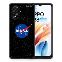 Thumbnail for Θήκη Oppo A38 NASA PopArt από τη Smartfits με σχέδιο στο πίσω μέρος και μαύρο περίβλημα | Oppo A38 NASA PopArt case with colorful back and black bezels