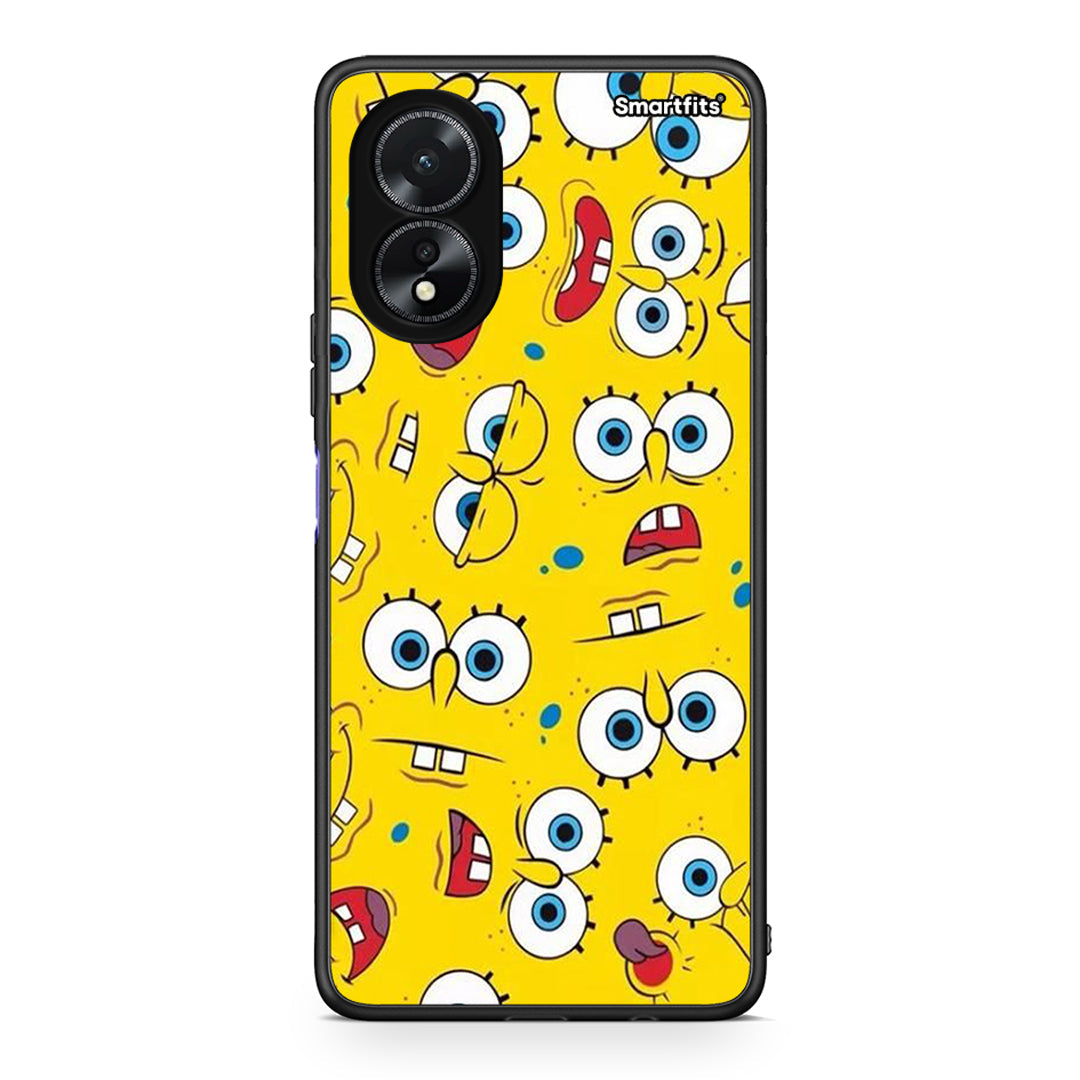 4 - Oppo A18 Sponge PopArt case, cover, bumper