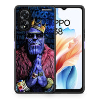 Thumbnail for Θήκη Oppo A38 Thanos PopArt από τη Smartfits με σχέδιο στο πίσω μέρος και μαύρο περίβλημα | Oppo A38 Thanos PopArt case with colorful back and black bezels