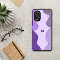 Thumbnail for Purple Mariposa - Oppo A18 θήκη