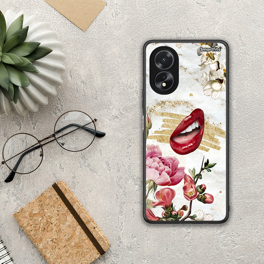 Red Lips - Oppo A18 θήκη