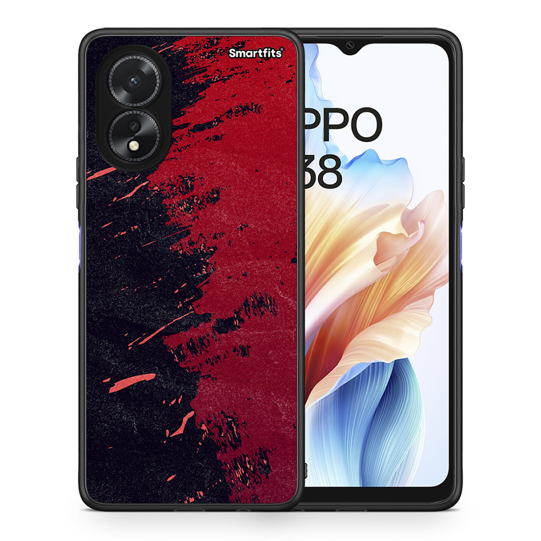 121 Red Paint - Oppo A38 θήκη