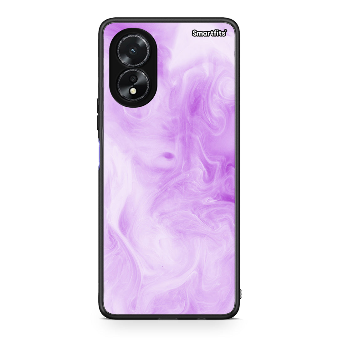 99 - Oppo A18 Watercolor Lavender case, cover, bumper