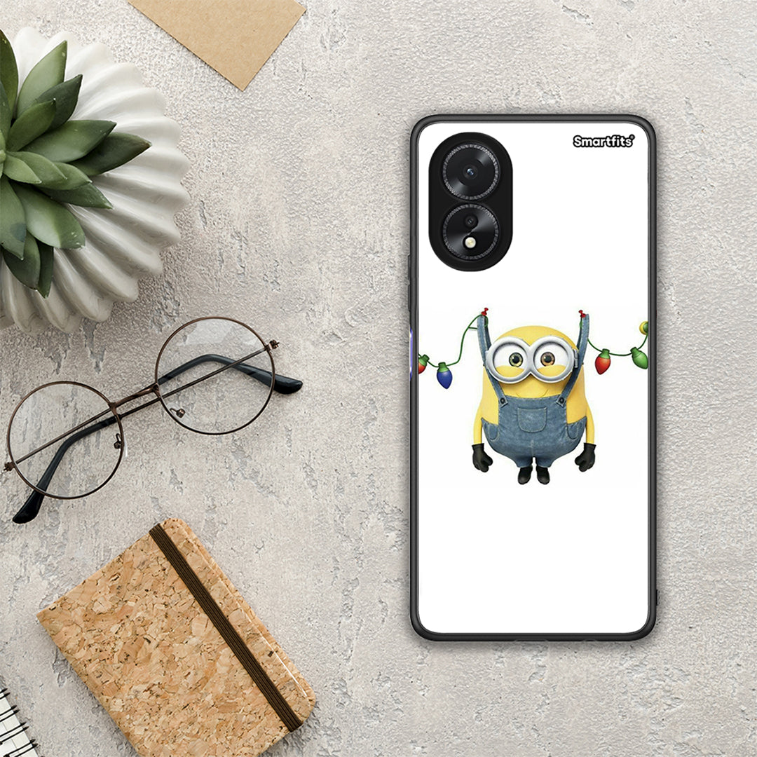 Xmas Minion Lights - Oppo A38 case