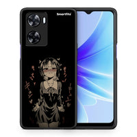 Thumbnail for Θήκη Oppo A57s / A77s / A58 / OnePlus Nord N20 SE Anime Girl από τη Smartfits με σχέδιο στο πίσω μέρος και μαύρο περίβλημα | Oppo A57s / A77s / A58 / OnePlus Nord N20 SE Anime Girl case with colorful back and black bezels