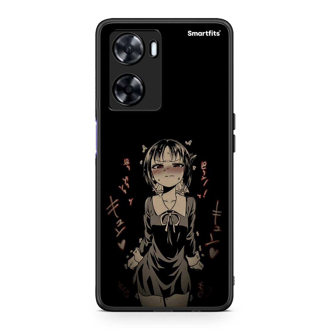 Oppo A57s / A77s / A58 / OnePlus Nord N20 SE Anime Girl θήκη από τη Smartfits με σχέδιο στο πίσω μέρος και μαύρο περίβλημα | Smartphone case with colorful back and black bezels by Smartfits