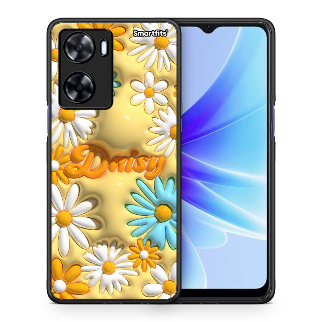 Θήκη Oppo A57s / A77s / A58 / OnePlus Nord N20 SE Bubble Daisies από τη Smartfits με σχέδιο στο πίσω μέρος και μαύρο περίβλημα | Oppo A57s / A77s / A58 / OnePlus Nord N20 SE Bubble Daisies case with colorful back and black bezels