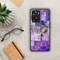 Thumbnail for Purple Aesthetic Collage - Oppo A57s / A77s / A77 θήκη