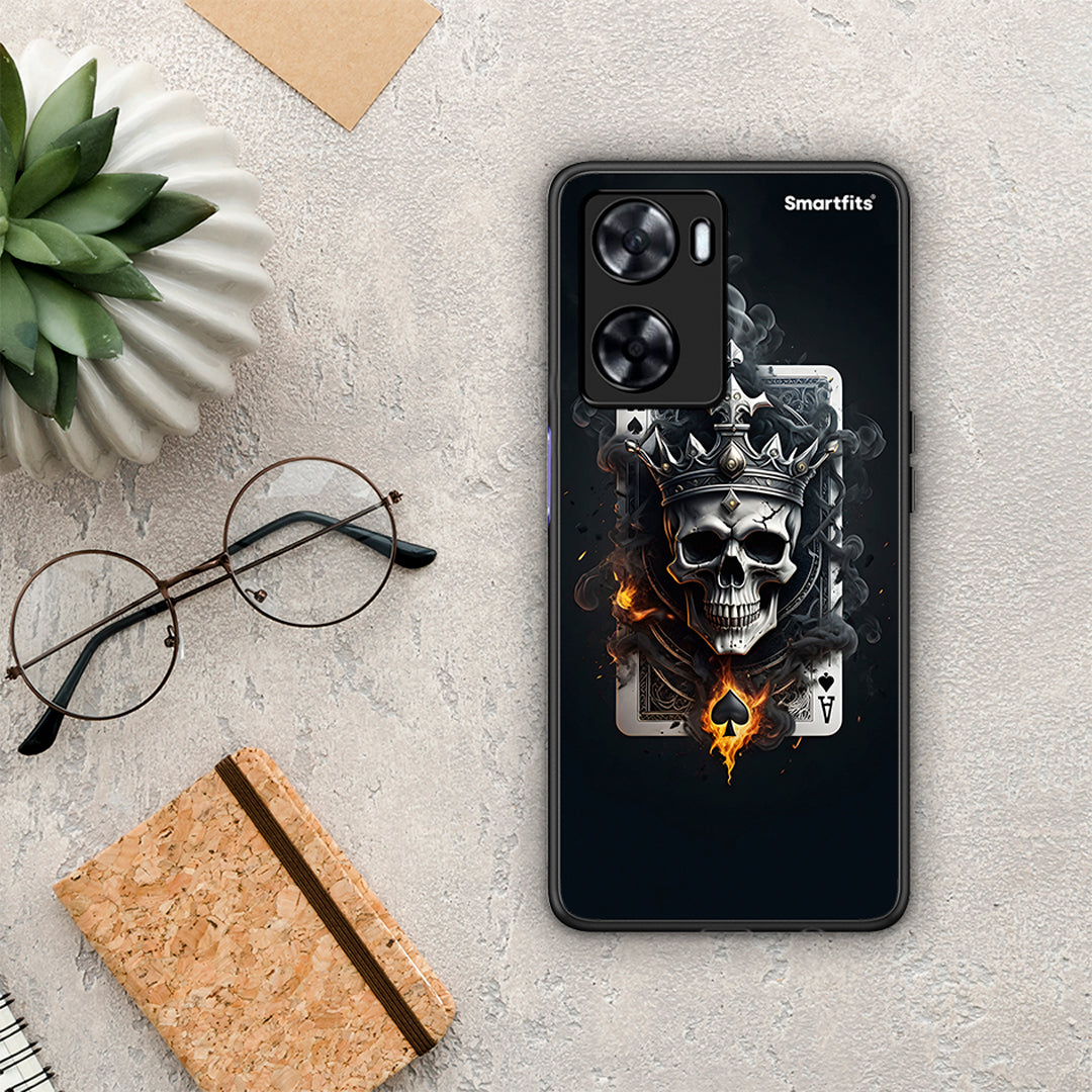 Skull King Ace - Oppo A57s / A77s / A77 θήκη