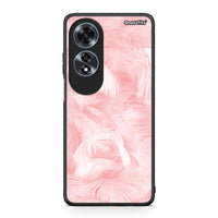 Thumbnail for 33 - Oppo A60 4G Pink Feather Boho case, cover, bumper