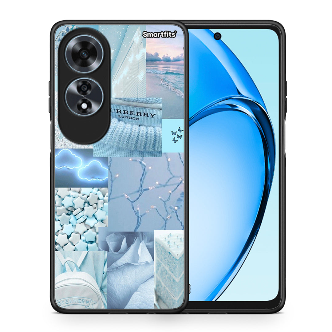 Θήκη Oppo A60 4G Ciel Aesthetic Collage από τη Smartfits με σχέδιο στο πίσω μέρος και μαύρο περίβλημα | Oppo A60 4G Ciel Aesthetic Collage case with colorful back and black bezels