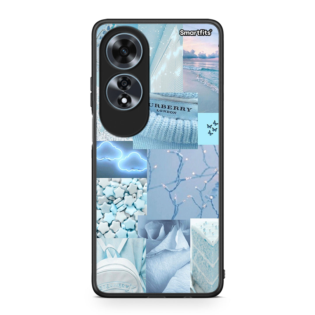 Oppo A60 4G Ciel Aesthetic Collage θήκη από τη Smartfits με σχέδιο στο πίσω μέρος και μαύρο περίβλημα | Smartphone case with colorful back and black bezels by Smartfits